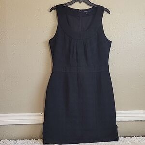 Banana Rapublic Sheath black dress Knee length‎ Classic Formal carer Size 14